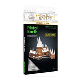 Metal Earth Iconx Premium Harry Potter Hogwarts In Snow Model Kit - Radar Toys