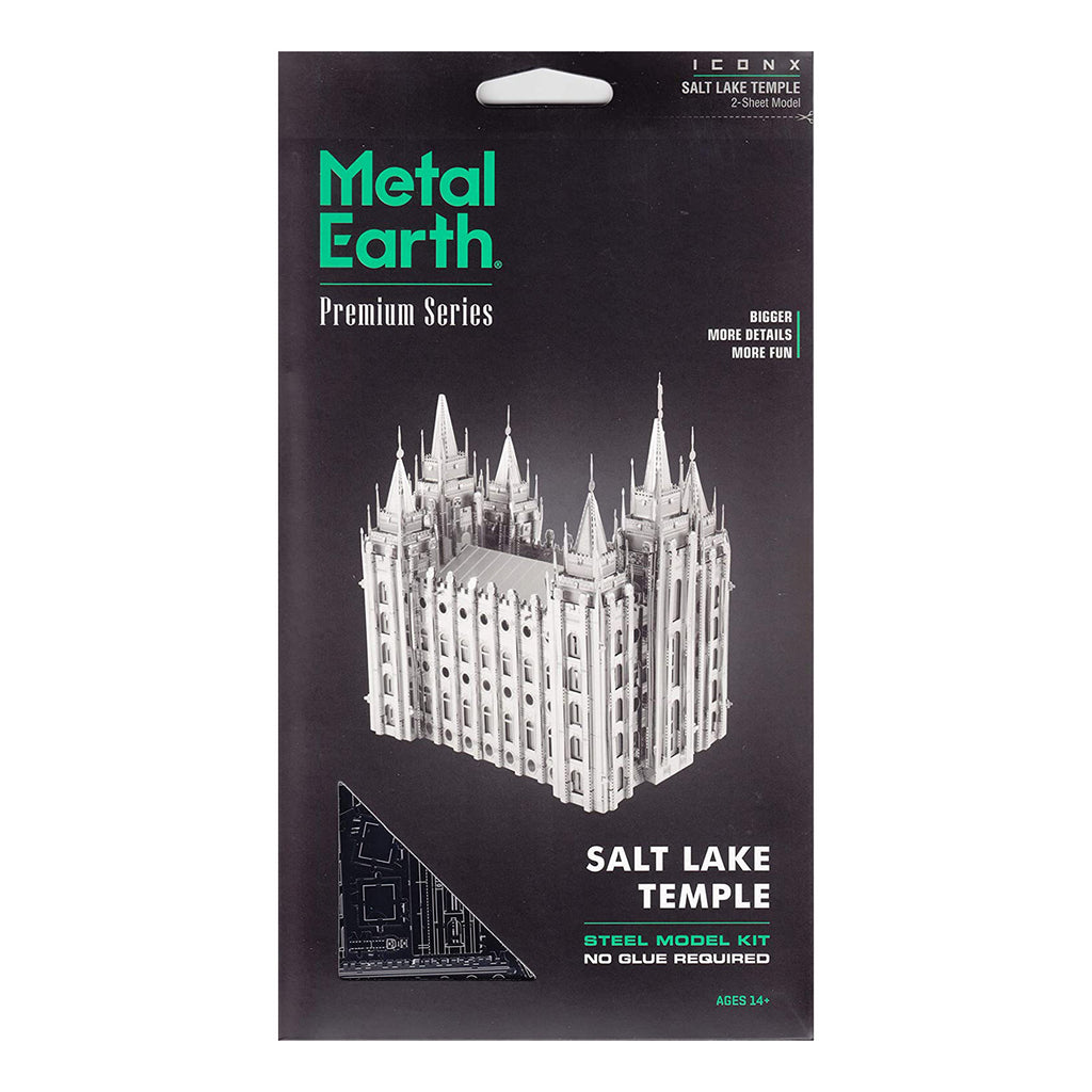 Metal Earth Salt Lake Temple Model Kit - Radar Toys