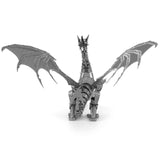Metal Earth Silver Dragon Model Kit ICX023 - Radar Toys