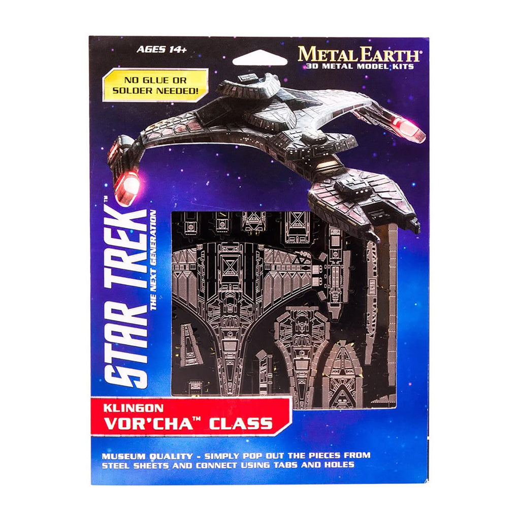Metal Earth Star Trek Klingon Vor'Cha Class Model Kit