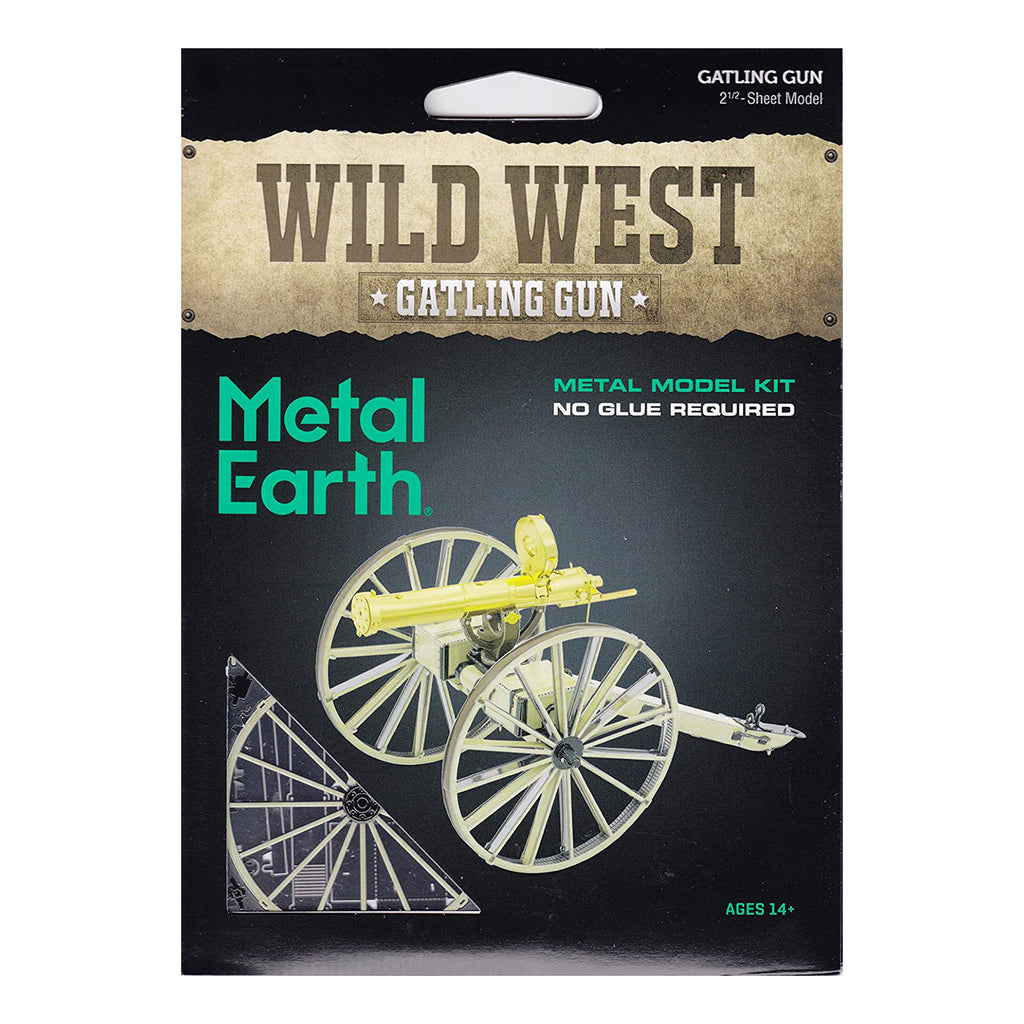 Metal Earth Wild West Gatling Gun Model Kit