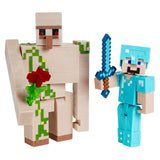 Minecraft Craft A Block Steve Iron Golem Figure Set - Radar Toys