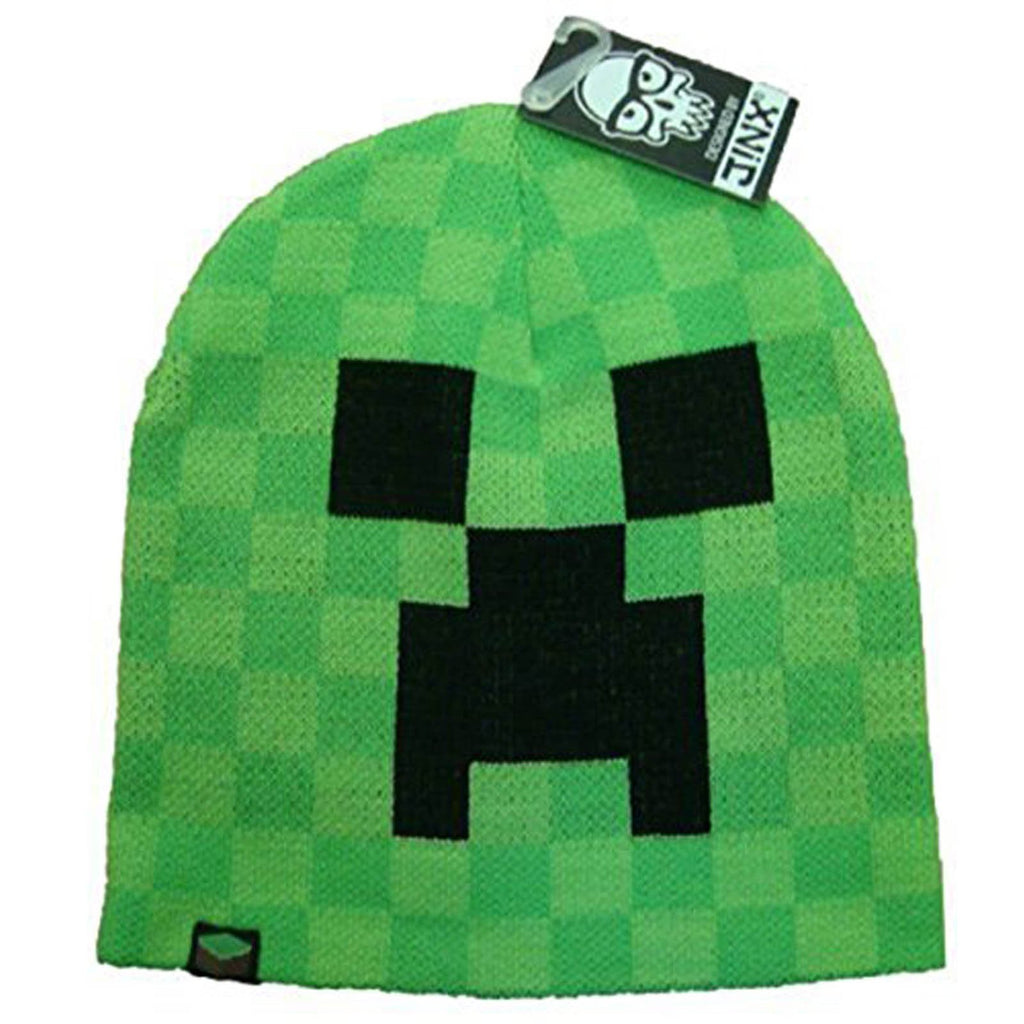 Minecraft Creeper Face Large Beanie