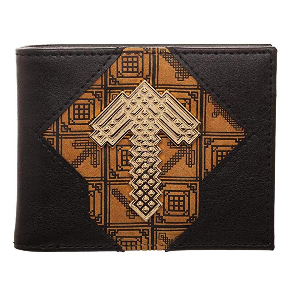 Minecraft Pickaxe Badge Bi-Fold Wallet