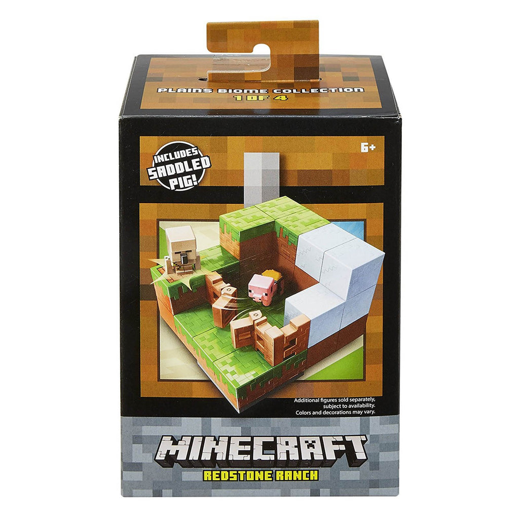 Minecraft Redstone Ranch Environment Mini Figure Set