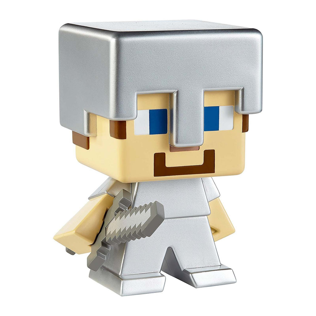 Minecraft Steve Iron Armor 4.5 Inch Action Figure