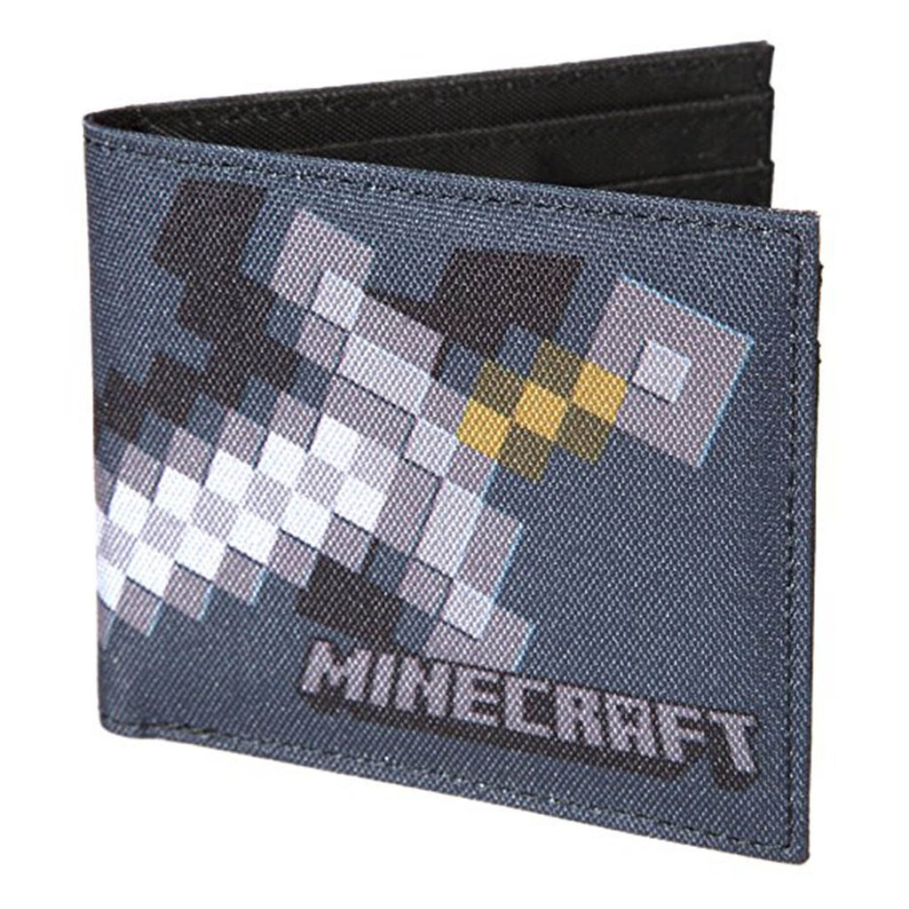 Minecraft Sword Black Bi-Fold Wallet