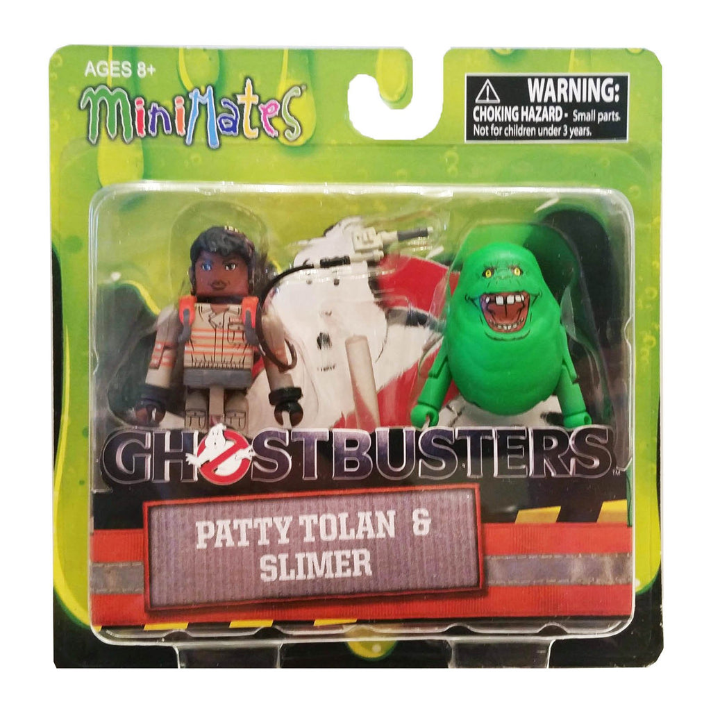 Minimates Ghostbusters Patty Tolan And Slimer Figure Set - Radar Toys