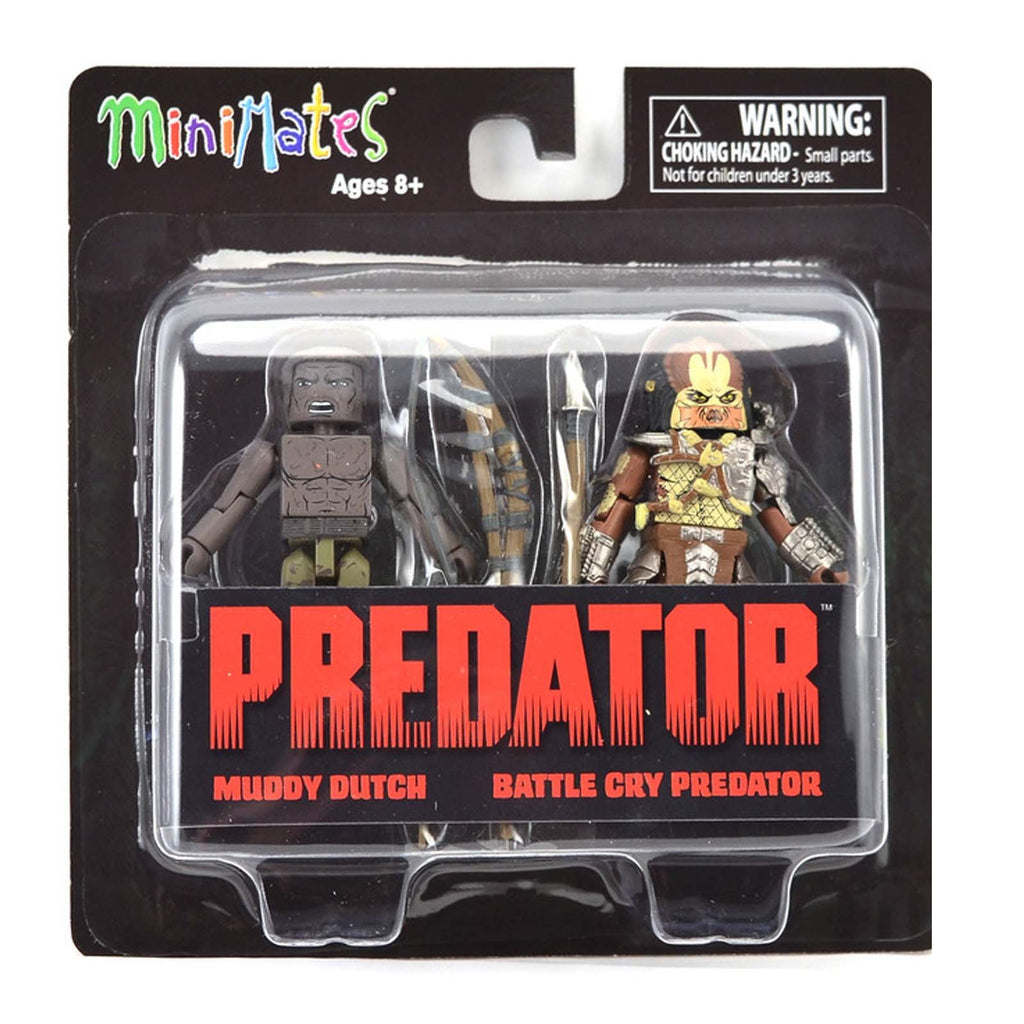 Minimates Predator Series 1 Muddy Dutch And Battle Cry Predator Figure Set