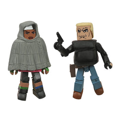 Minimates Walking Dead Series 4 Hooded Michonne And Gabe Figure Set - Radar Toys