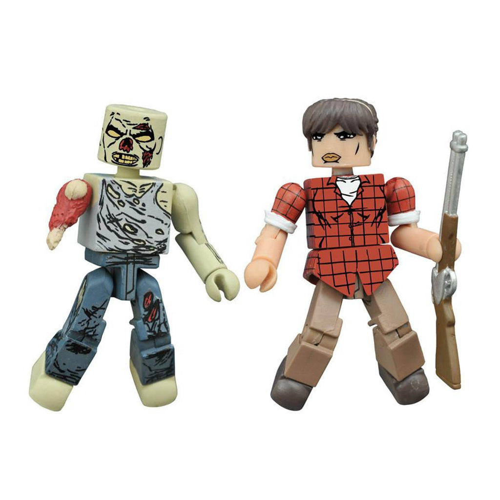 Minimates Walking Dead Series 8 Hilltop Maggie And Forest Zombie Figure Set