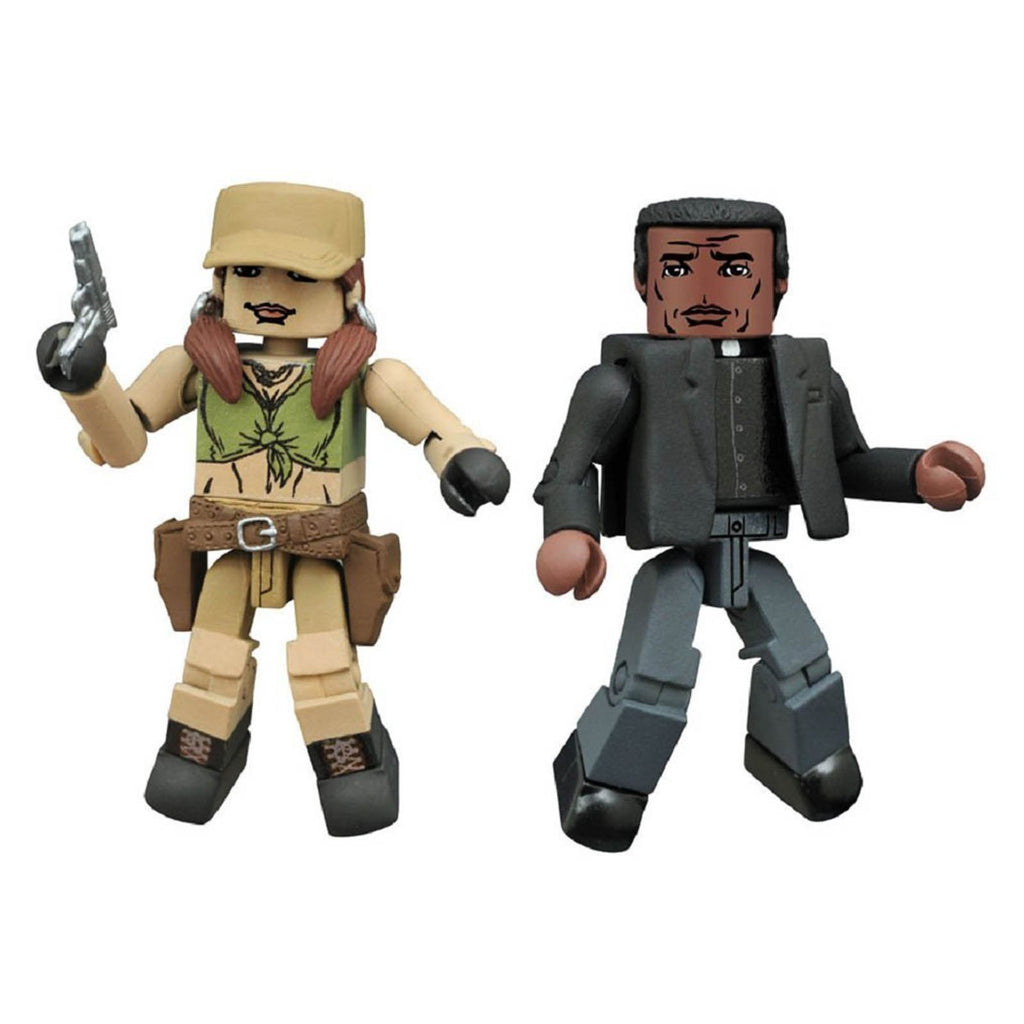 Minimates Walking Dead Series 8 Rosita And Father Gabriel Figure Set