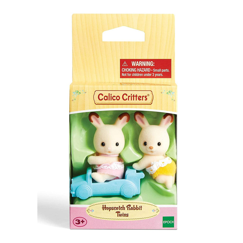 Calico Critters Hopscotch Rabbit Twins Figure Set