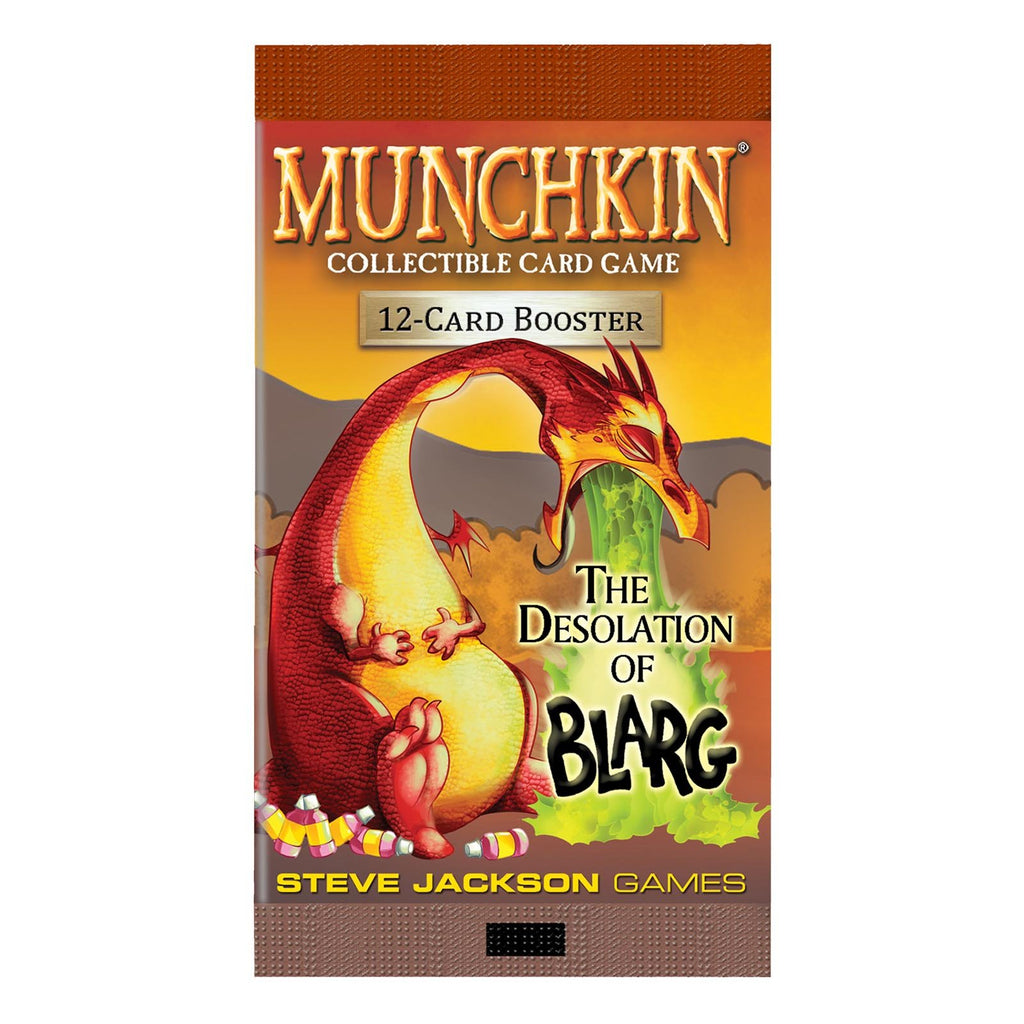 Munchkin Desolation Of Blarg Collectible Card Game Booster Pack