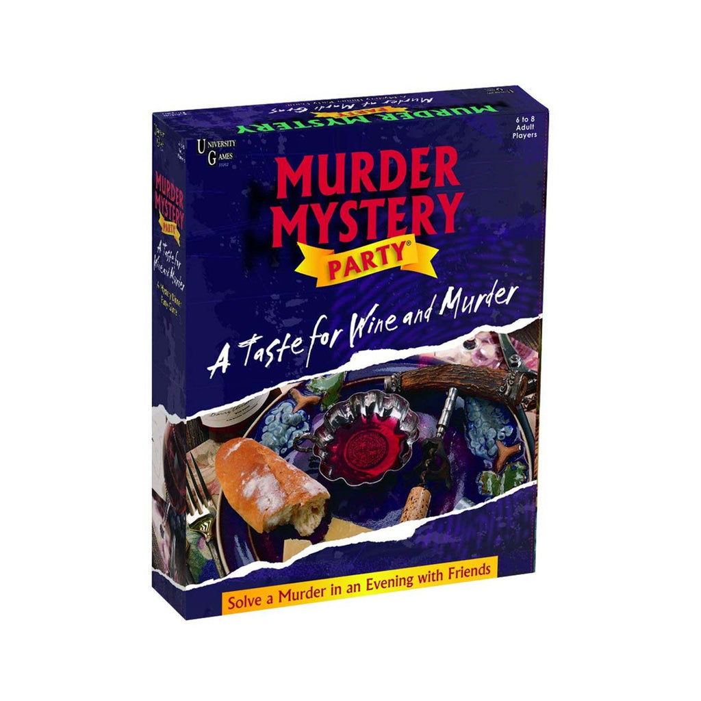 Murder Mystery Party A Taste For Wine And Murder Game