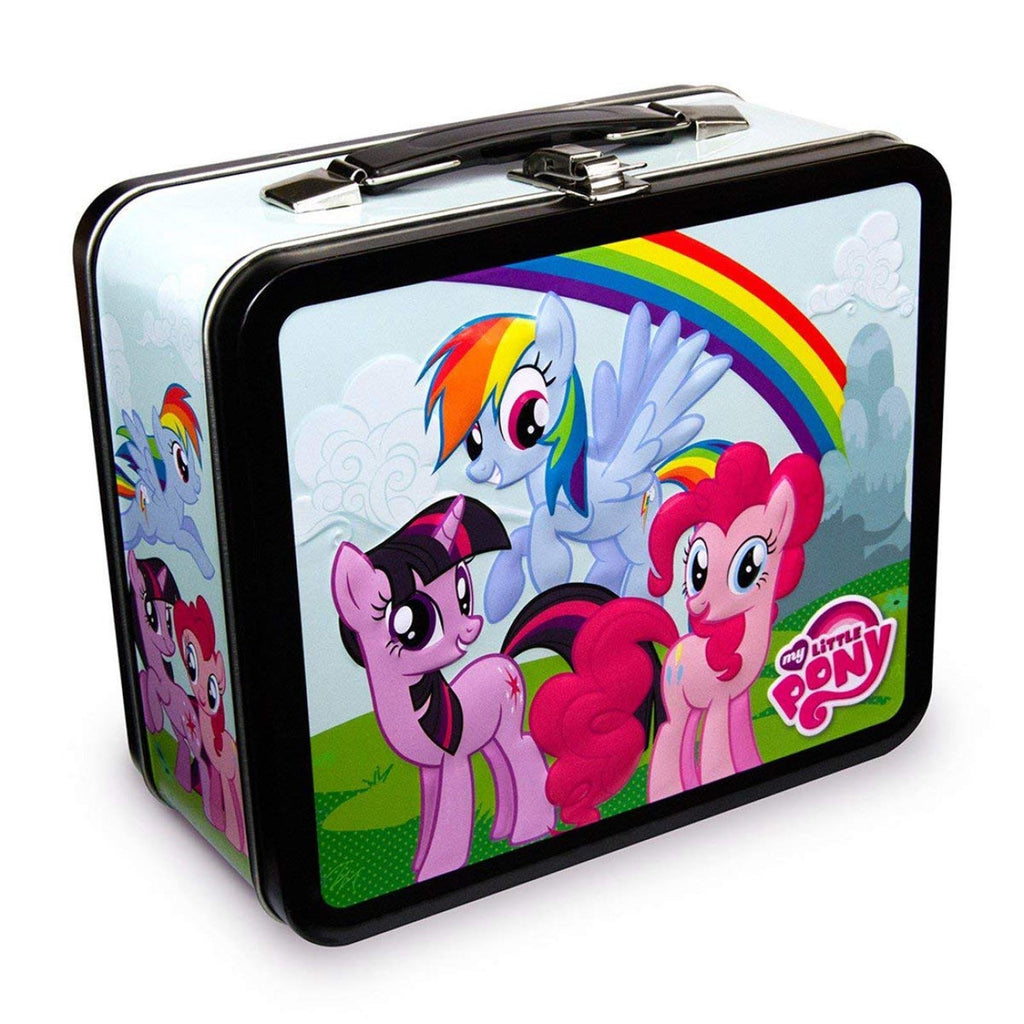 My Little Pony Group Rainbow Metal Tin Lunch Box