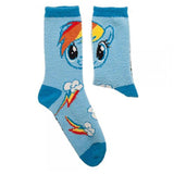 My Little Pony Rainbow Dash Fuzzy 1 Pair Of Cozy Socks - Radar Toys