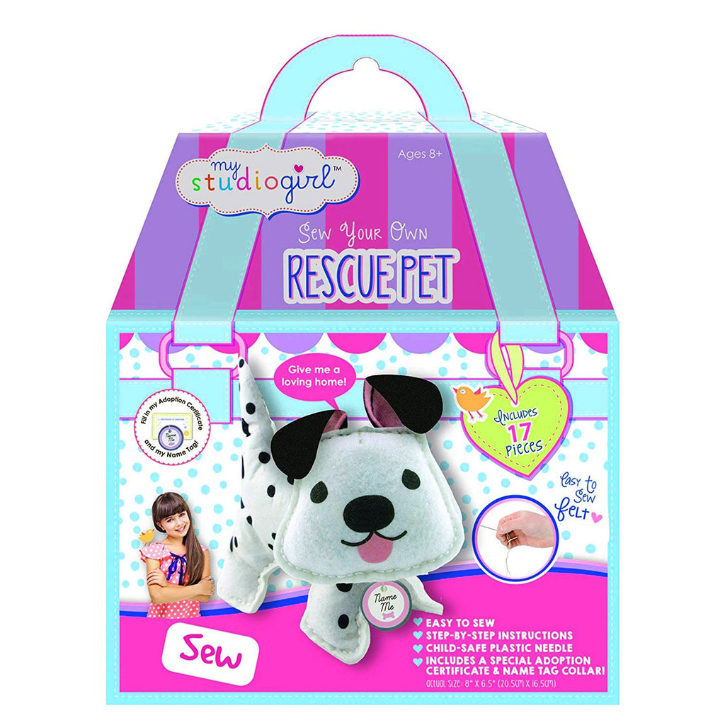My Studio Girl Make Your Own Rescue Pets Dalmatian Sew Set