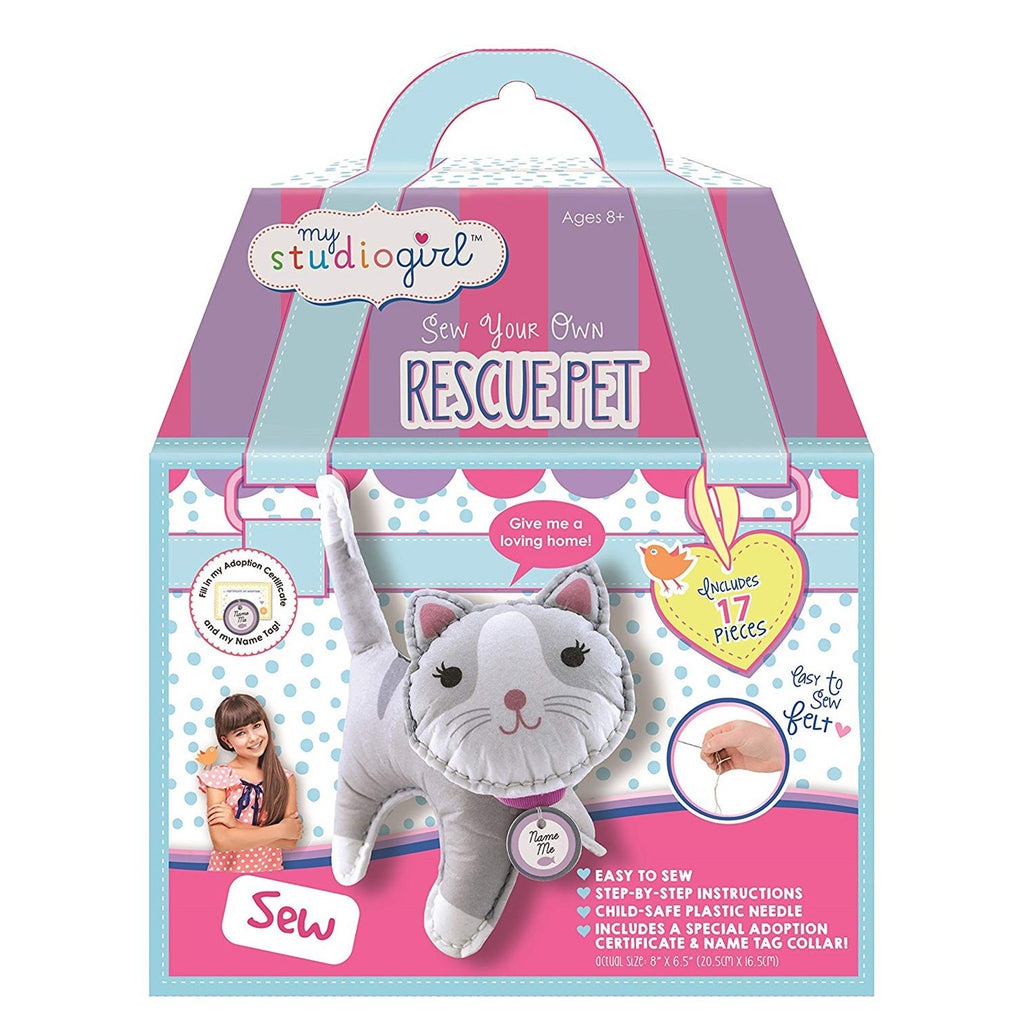 My Studio Girl Make Your Own Rescue Pets Kitty Sew Set