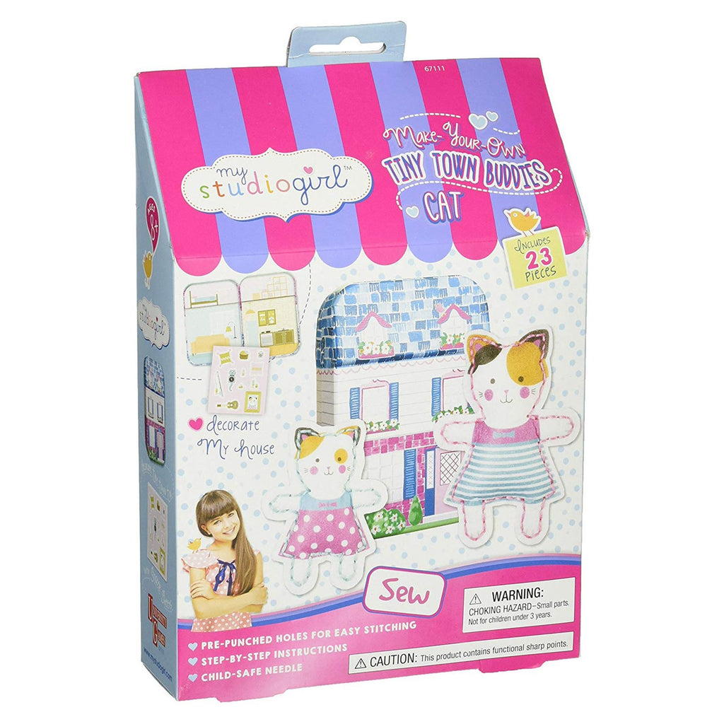 My Studio Girl Tiny Town Buddies Cat Sew Set