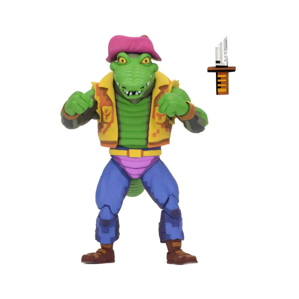 NECA Teenage Mutant Ninja Turtles In Time Leatherhead Figure