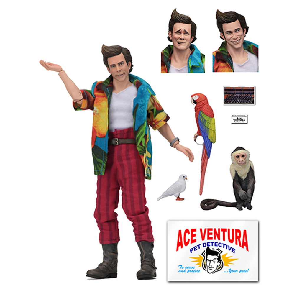 NECA Ace Ventura Pet Detective Clothed 8 Inch Action Figure