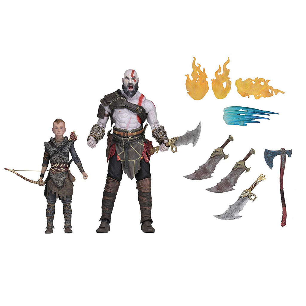 NECA God Of War Kratos And Atreus Ultimate Action Figure Set