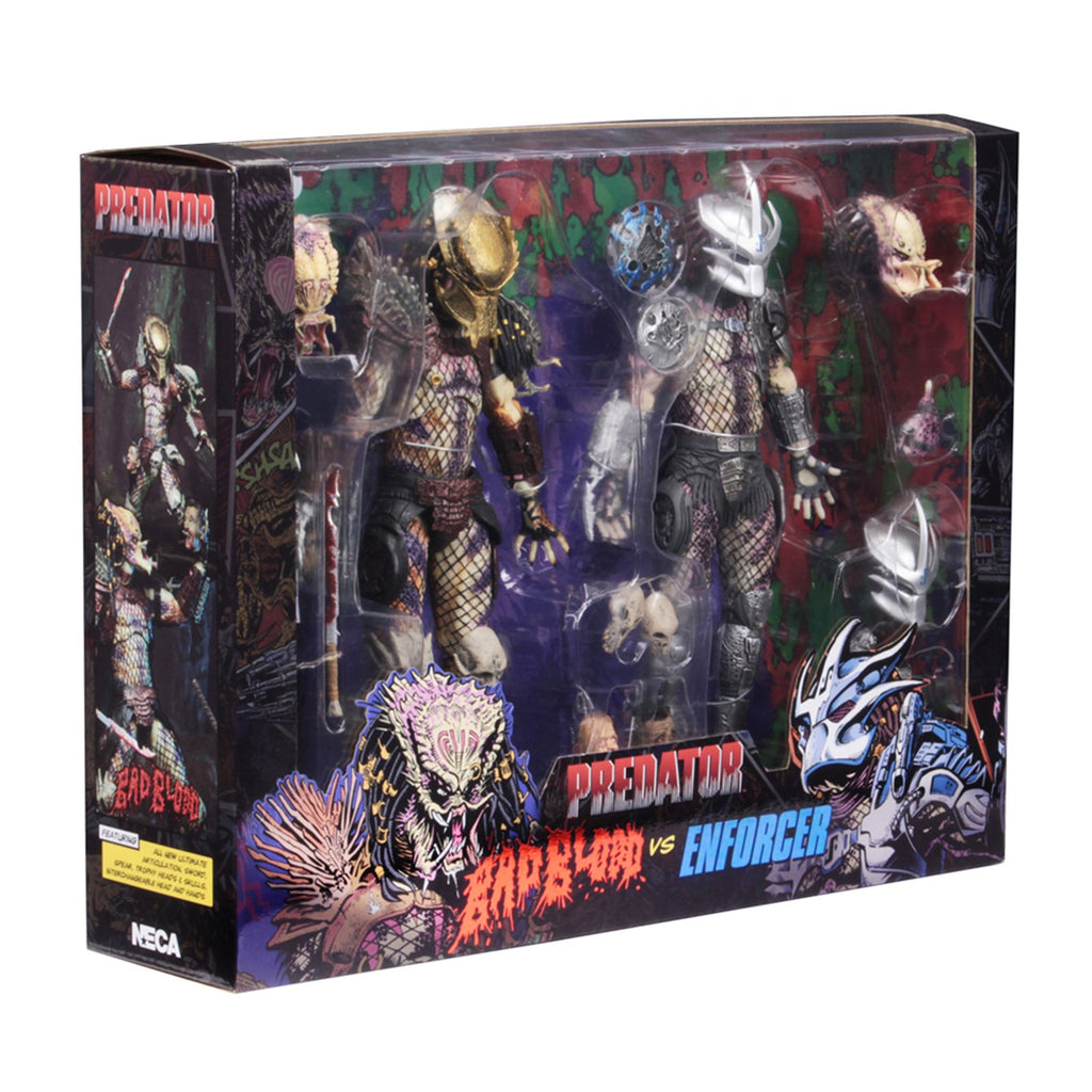 NECA Predator Bad Blood Vs Enforcer 7 Inch Figure Set