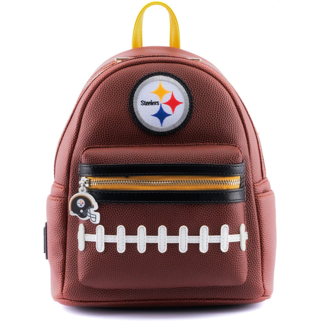 Loungefly NFL Pittsburgh Steelers Pigskin Logo Mini Backpack - Radar Toys