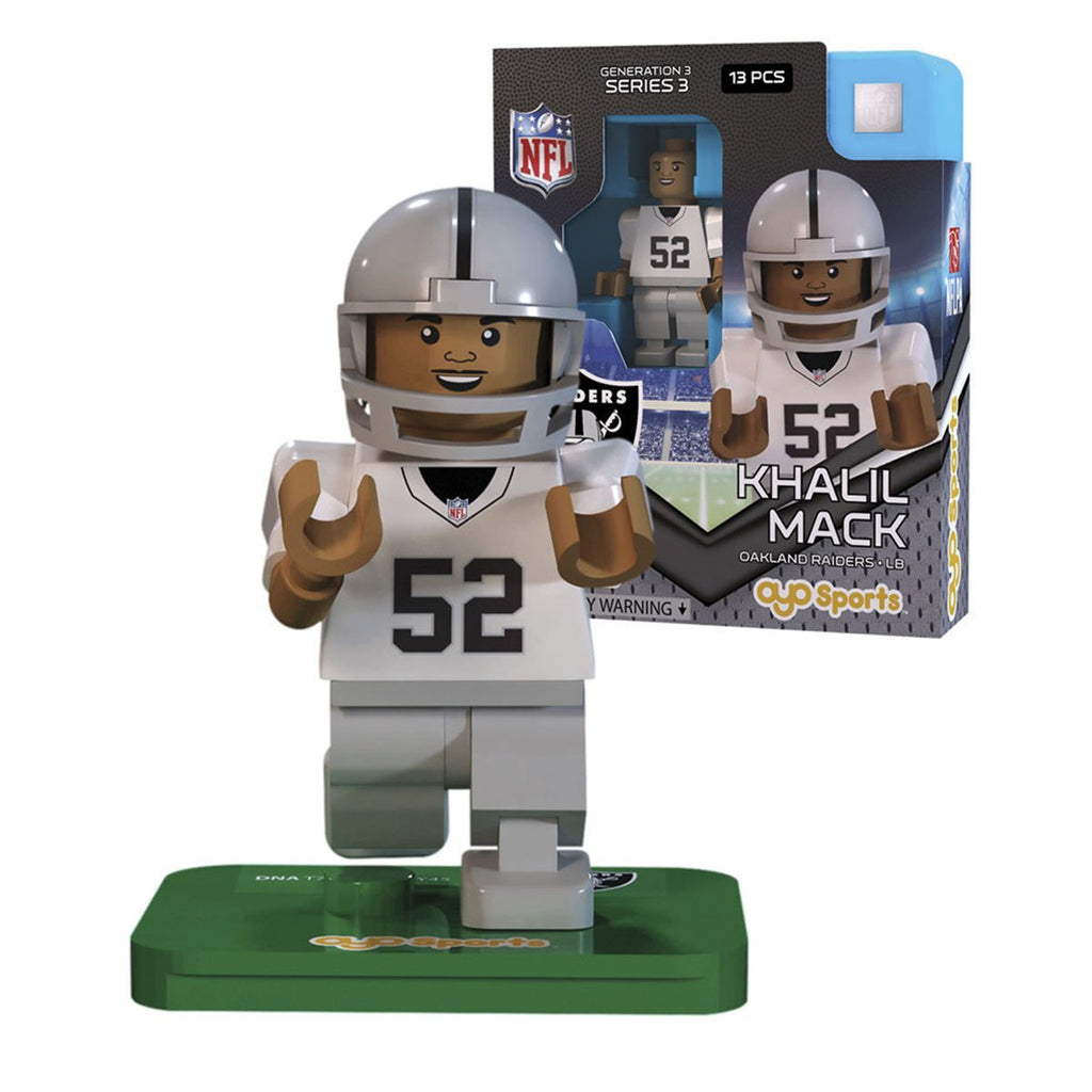 NFL Oakland Raiders Khalil Mack G3S3 OYO Mini Figure - Radar Toys
