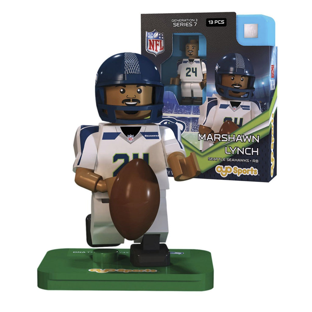 NFL Seattle Seahawks Marshawn Lynch G3S7 OYO Mini Figure - Radar Toys