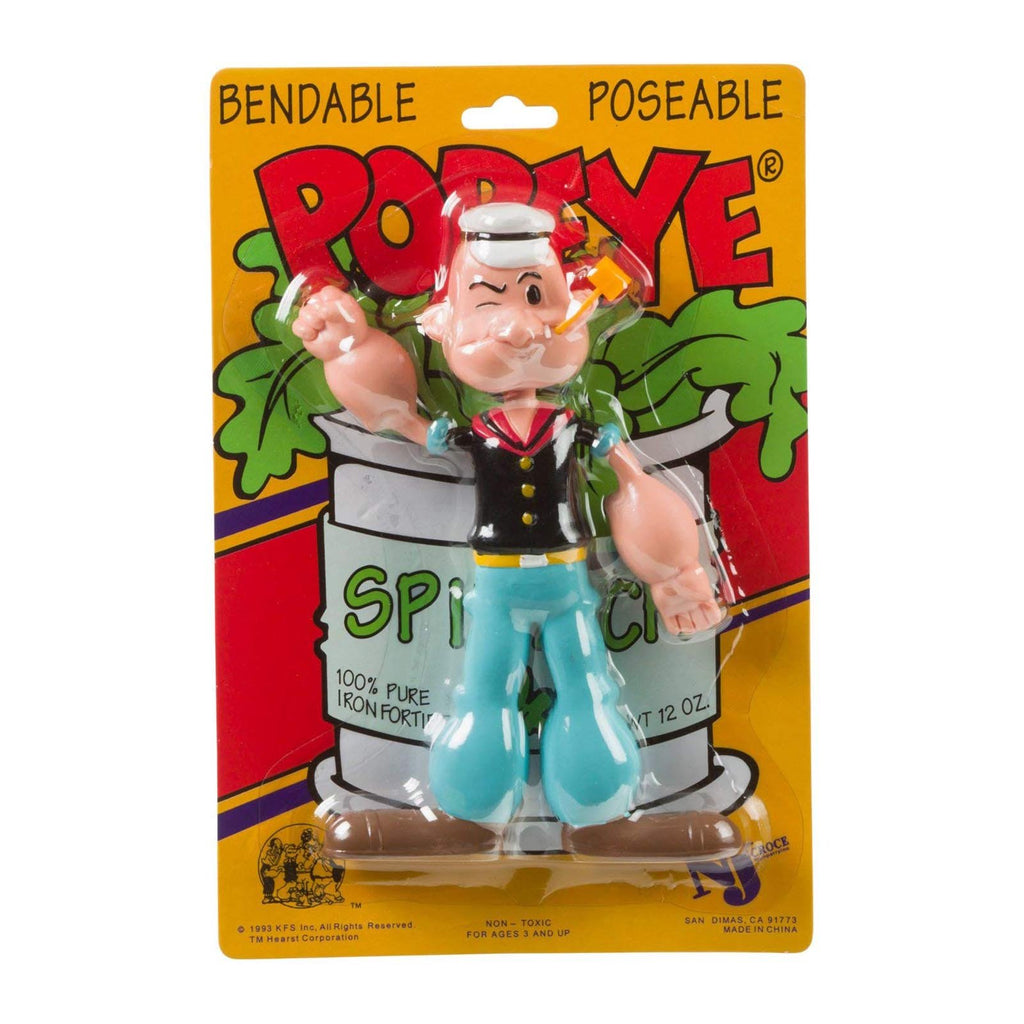NJ Croce Popeye Bendable 6.5 Inch Figure