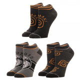 Naruto Shippuden Collection 3 Pairs Of Ankle Socks - Radar Toys