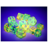 Chessex 7 Set Polyhedral Dice Nebula Spring White  Luminary CHX27555 - Radar Toys