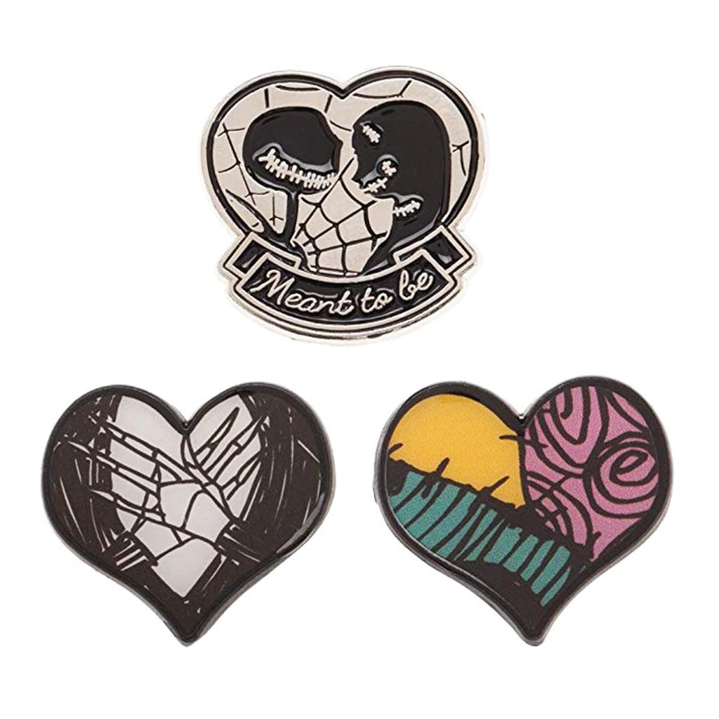 Nightmare Before Christmas 3 Lapel Pin Set