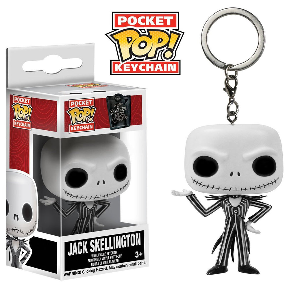 Nightmare Before Christmas Pocket POP Jack Figure Keychain - Radar Toys