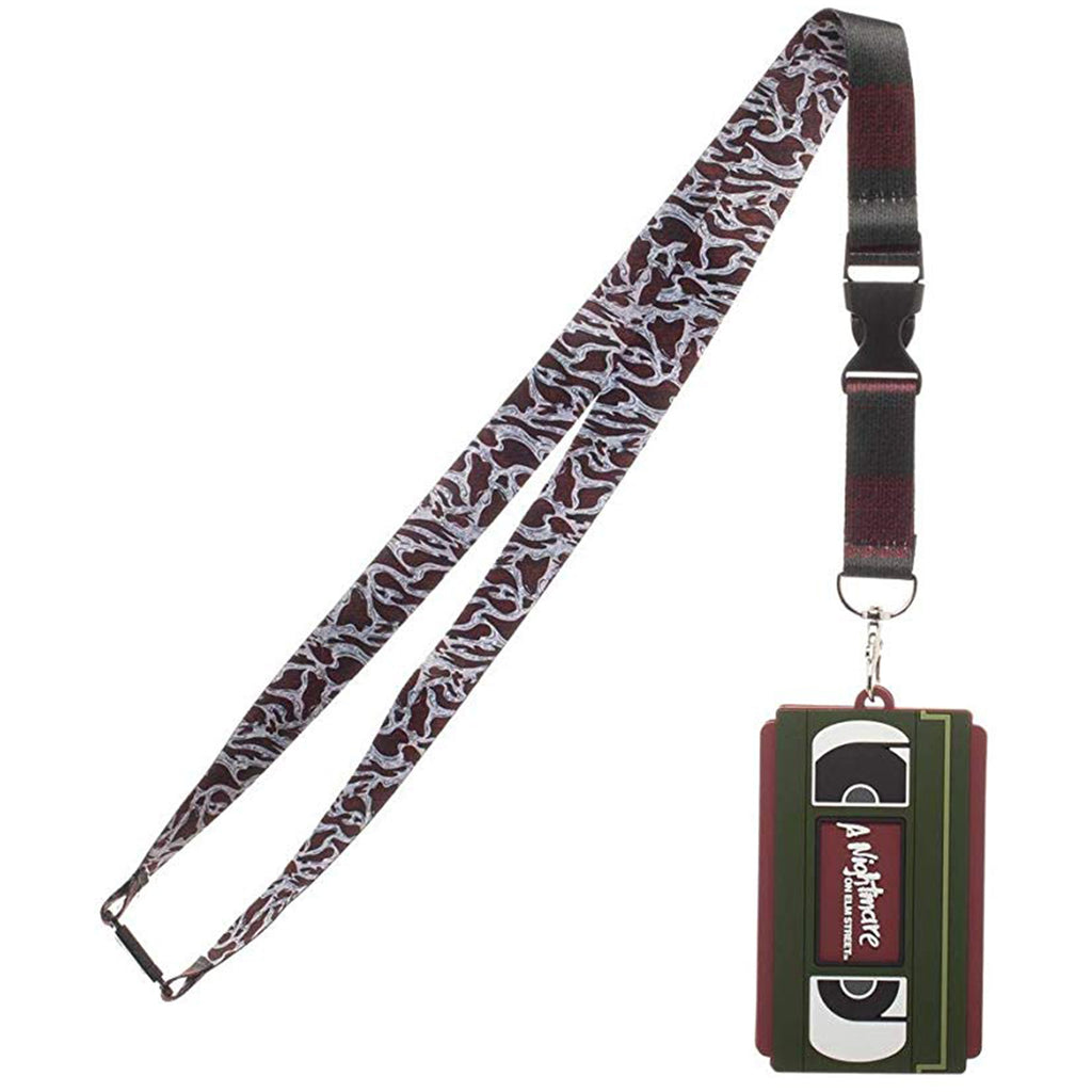 Nightmare On Elm Street VHS ID Badge Holder Lanyard