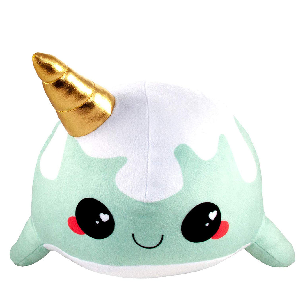 Nizzle Narwhal Rainbow 12 Inch Plush