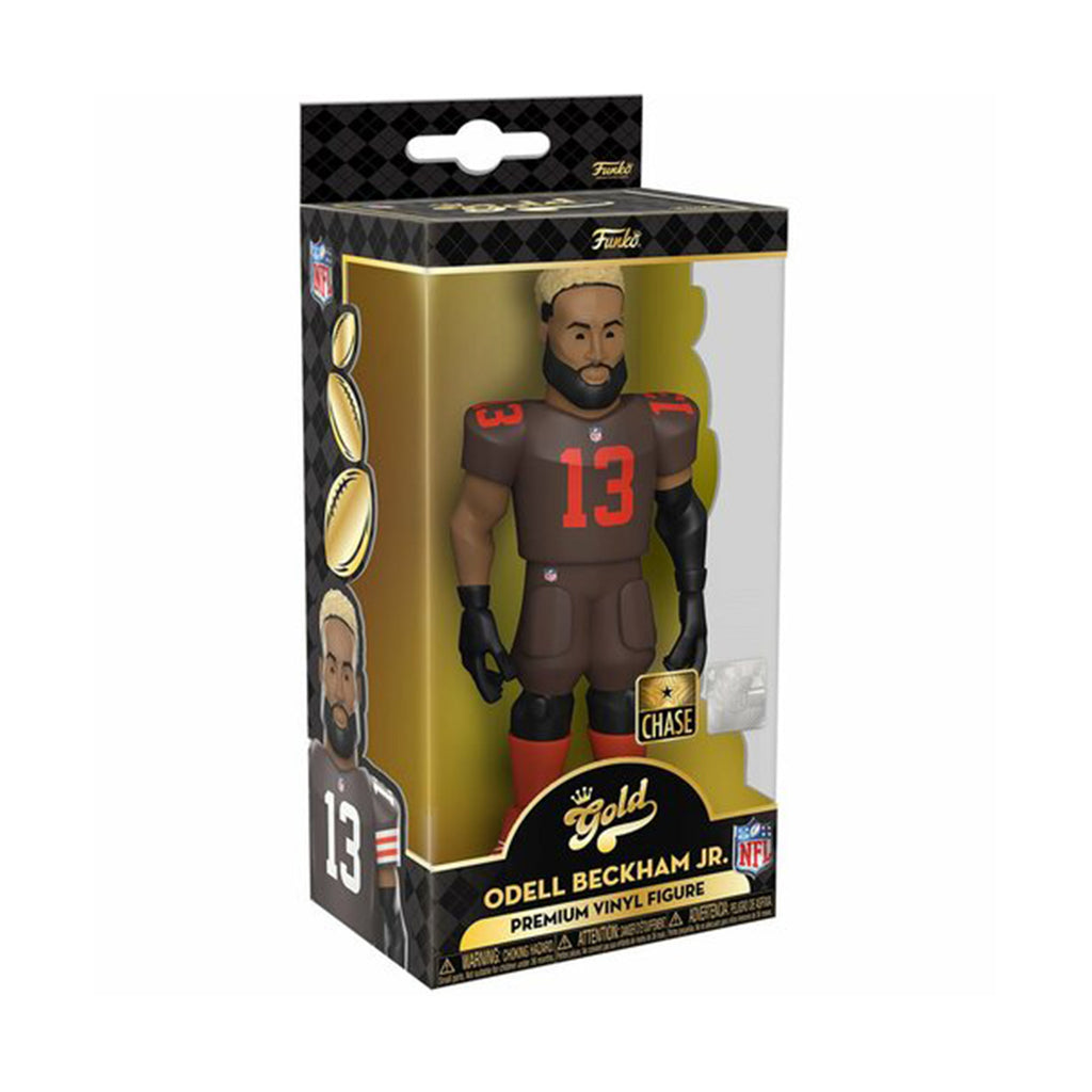 Funko NFL Cleveland Browns Gold Odell Beckham Jr Figure CHASE VERSION