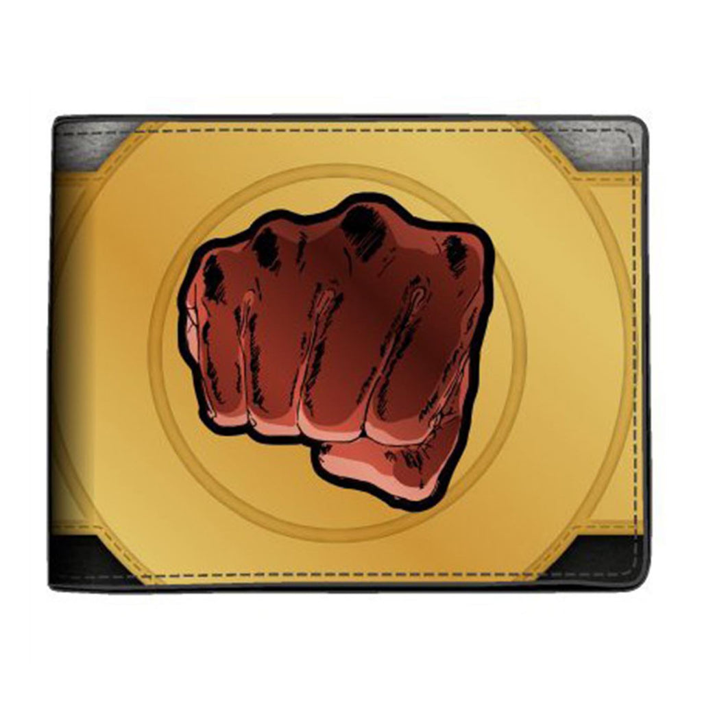 One Punch Man Red Yellow Bi-Fold Wallet