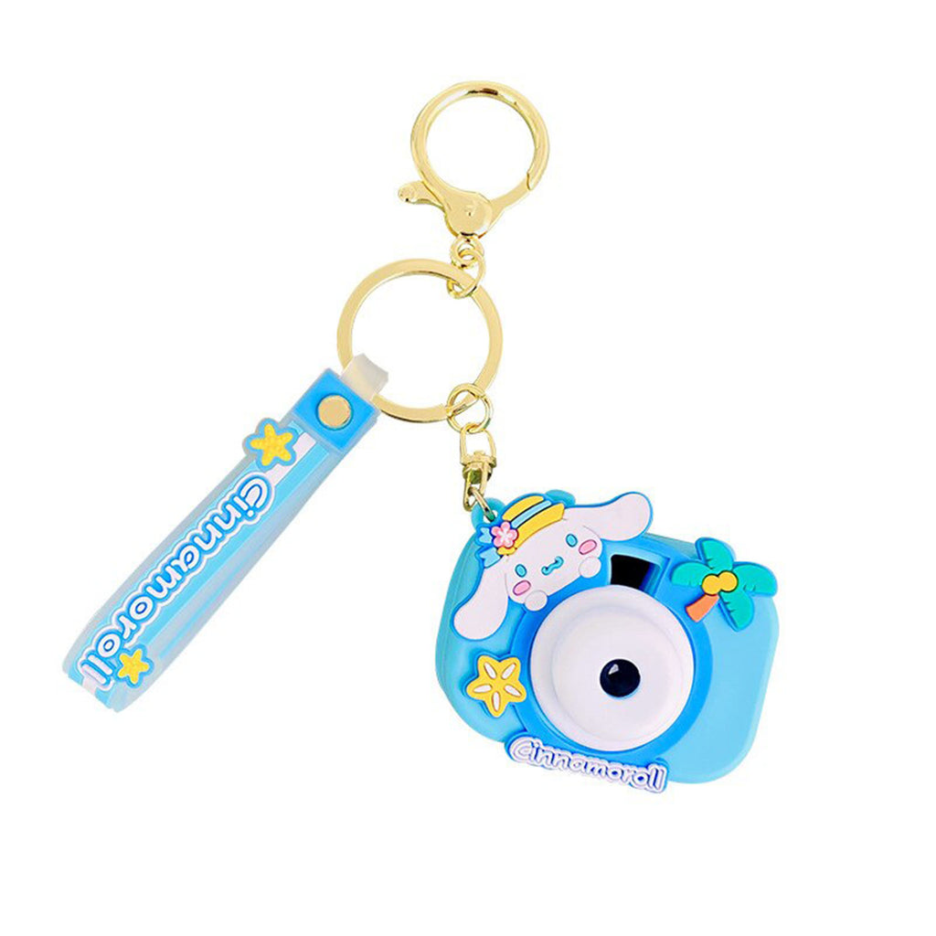 Sanrio Characters Blue Projection Camera Keychain