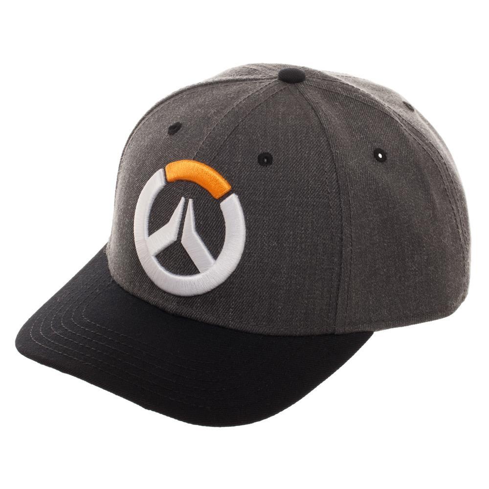 Overwatch Embroidered Logo Curved Snapback Hat