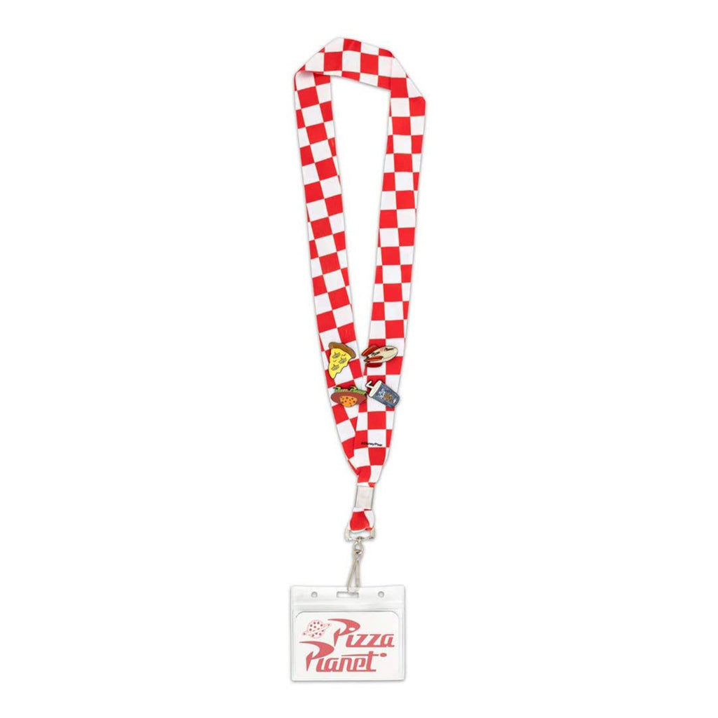 Loungefly Pixar Toy Story Pizza Planet Lanyard With 4 Enamel Pins