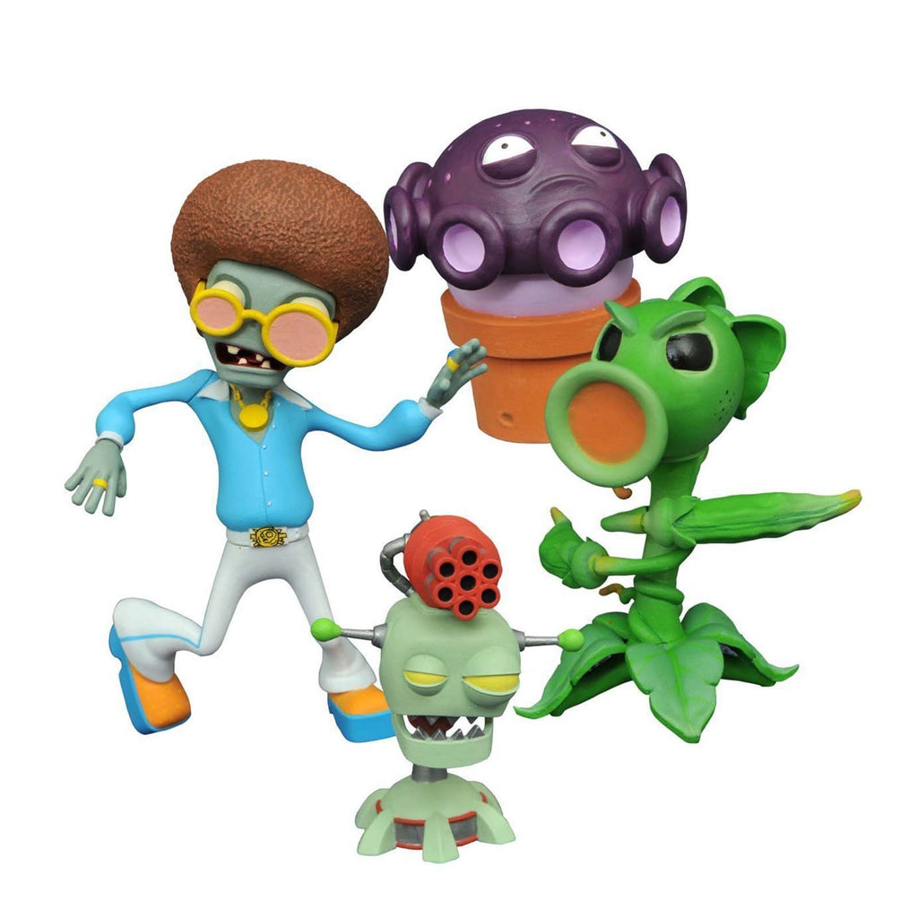 Plants Vs Zombies GW2 Disco Zombie And Peashooter Action Figure Set - Radar Toys