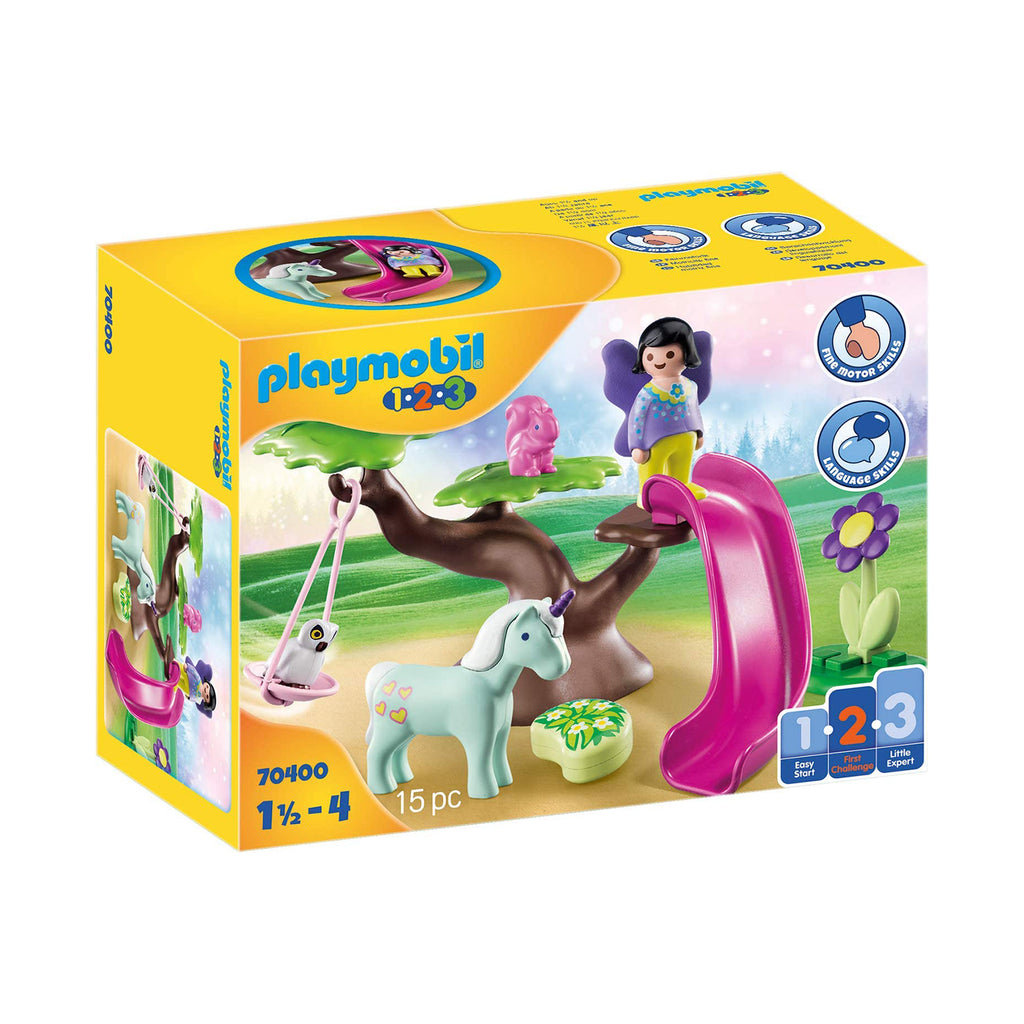 Playmobil PLAYMOBIL 1.2.3 9378 Lions avec enclos