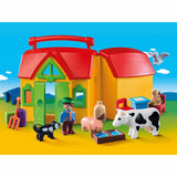 Playmobil 123 My Take Along Farm Building Set 6962 - Radar Toys