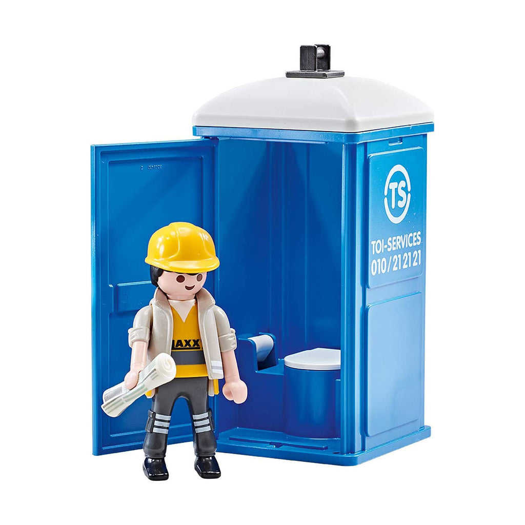 Playmobil Add-On Portable Toilet Building Set 9844 - Radar Toys