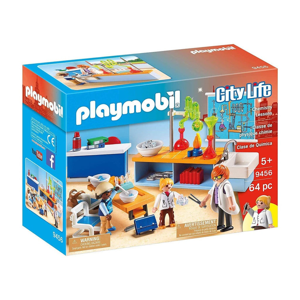 Playmobil City Life Chemistry Class Building Set 9456 - Radar Toys