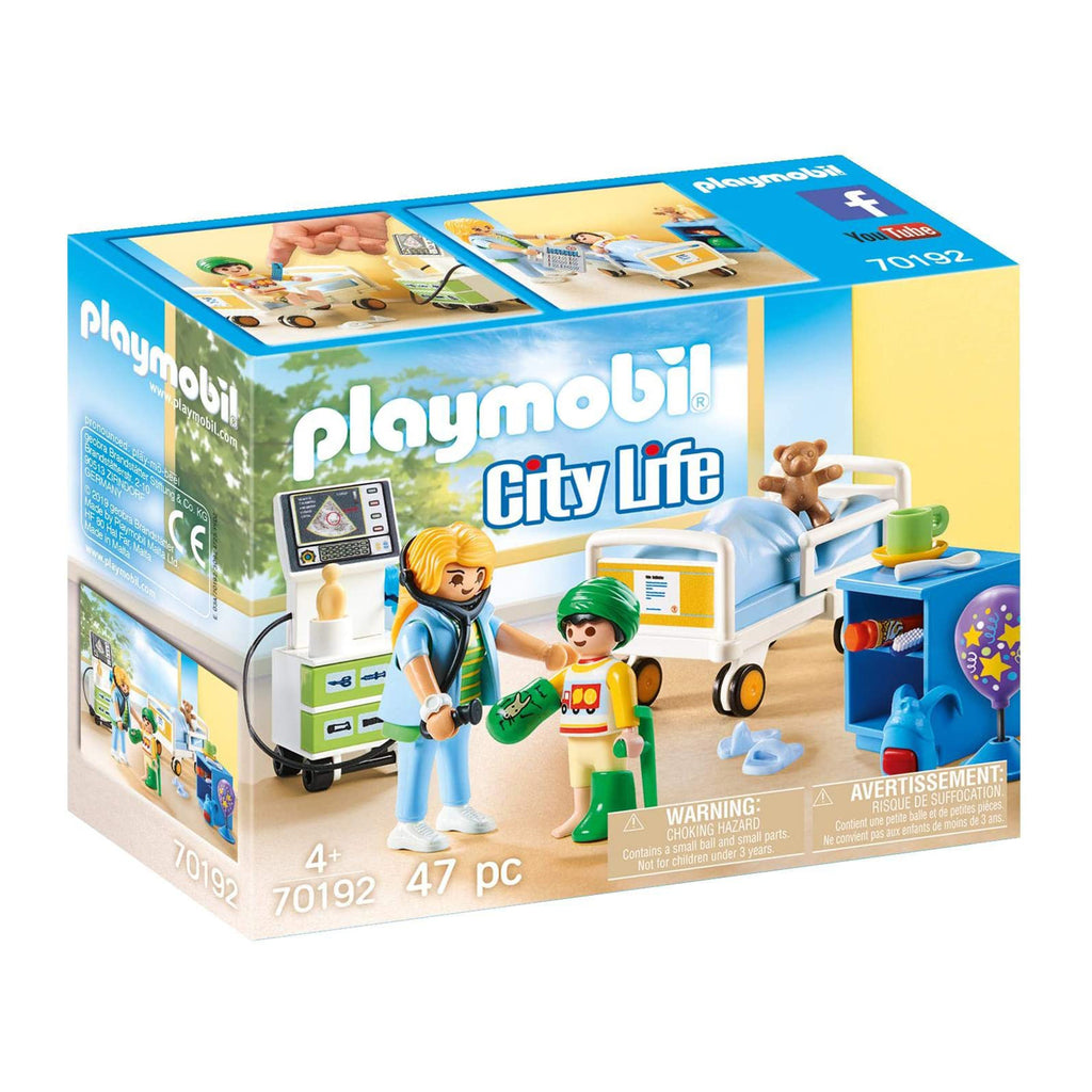 Playmobil City Life Childrens Hospital Room 70192 - Radar Toys