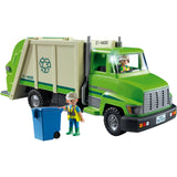 Playmobil City Life Green Recycling Truck Building Set 5679 - Radar Toys